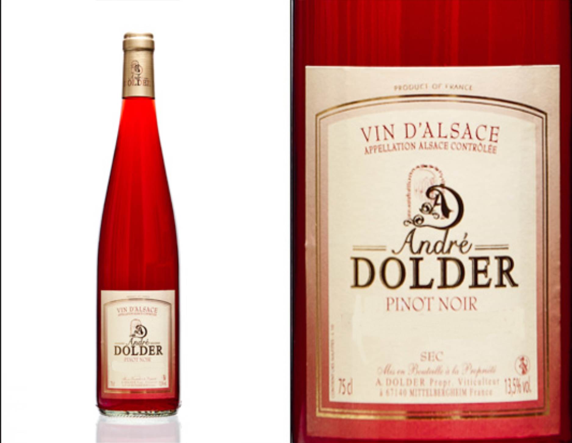 Pinot Noir Vins et Crémant d'Alsace André Dolder