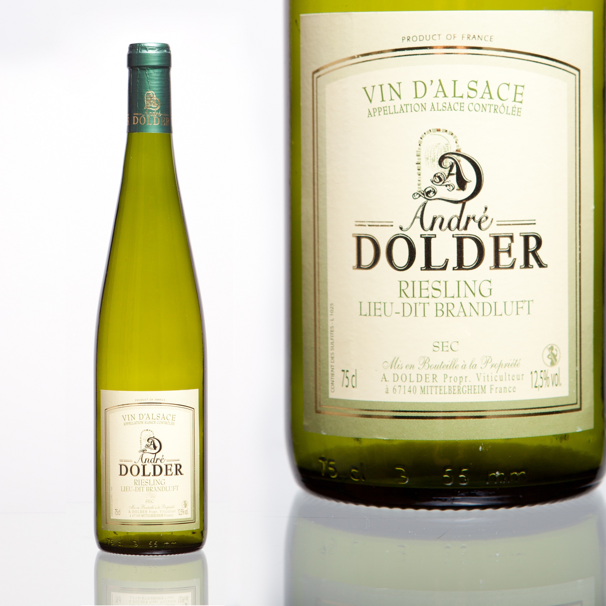 Riesling Brandluft Vins et Crémant d'Alsace André Dolder