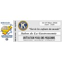 Invitation salon de la gastronomie Angoul&ecirc;me
